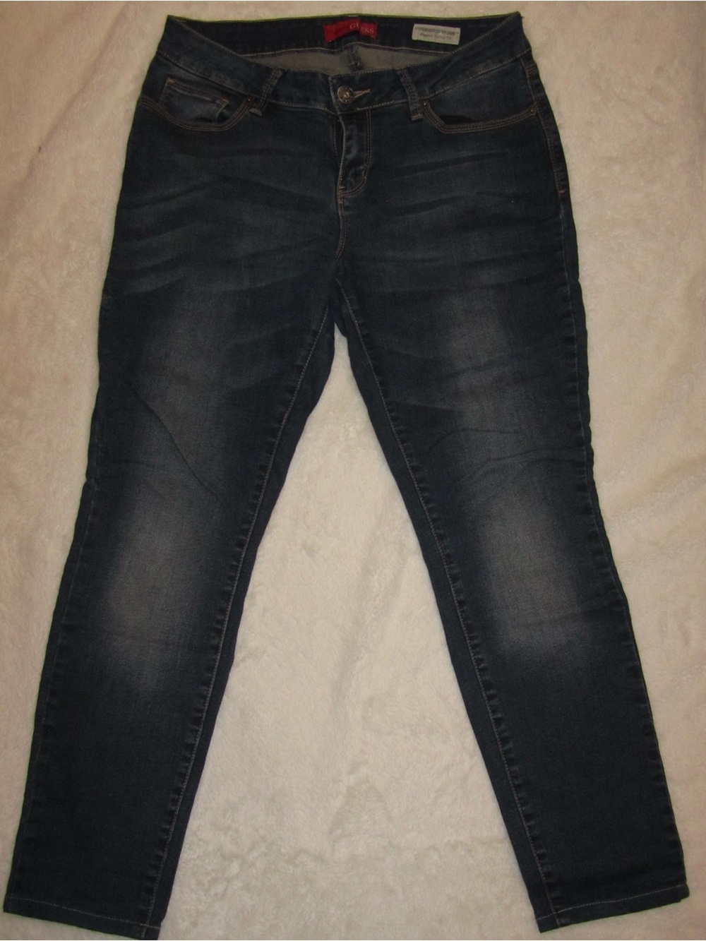 Vintage Guess Dark Wash Skinny Jeans
